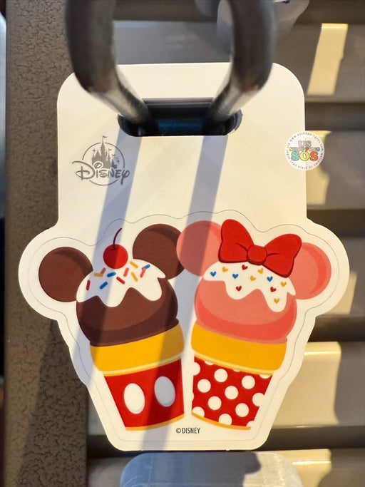 DLR/WDW - Vinyl Decals 2026 - Mickey & Minnie Ice Cream