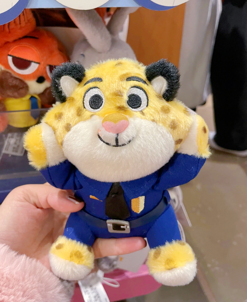 SHDL - Zootopia x Sitting Officer Clawhauser Shoulder Plush Toy (with Magnets)