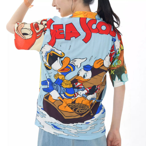 JDS - Donald Duck Birthday x Donald & Huey, Dewey, Louie Short Sleeve Shirt for Adults (Release Date: May 21, 2024)