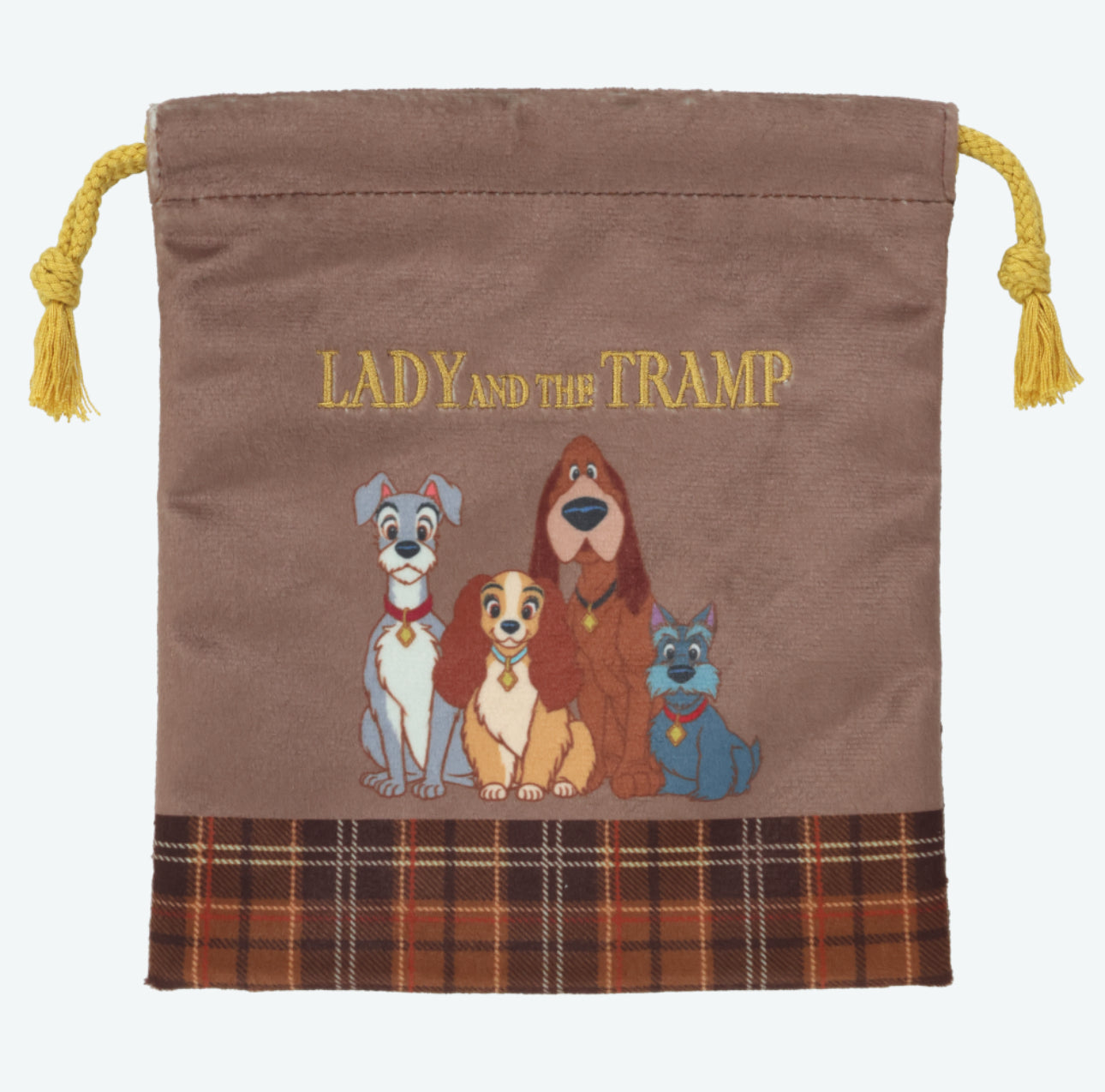 TDR - 2025 Lady & the Tramp Retro & Classic" Collection x Drawstring Bag/Pouch (Release Date: Dec 26, 2025)