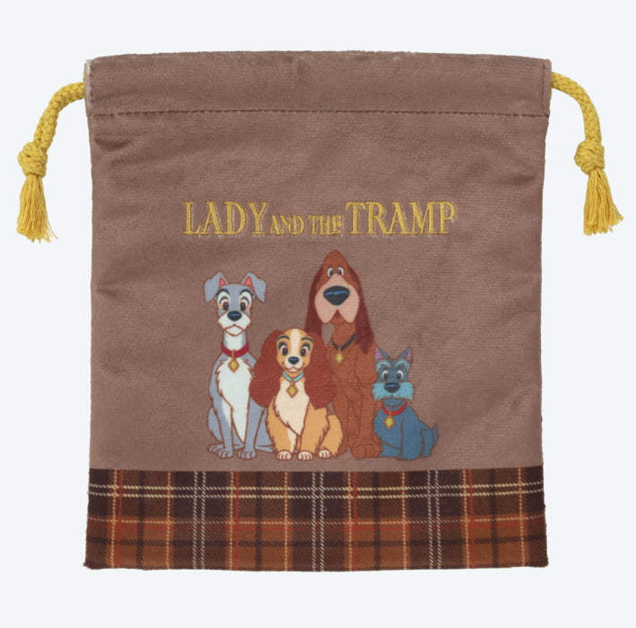TDR - 2025 Lady & the Tramp Retro & Classic" Collection x Drawstring Bag/Pouch (Release Date: Dec 26, 2025)