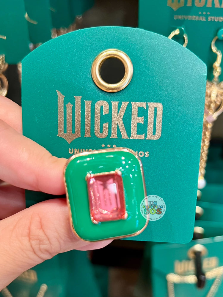 Universal Studios - Wicked - Emerald Pink W Ring