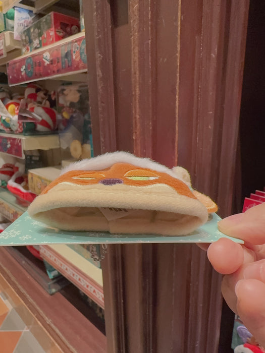 HKDL - 2025 Christmas Mickey & Friends x Nick Wilde SouvenEAR Mini Party Hat Keychain/Bag Charm