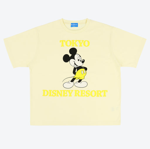 TDR - Mickey Mouse ‘TOKYO DISNEY RESORT’ T Shirt for Adults Color: Yellow (Release Date: Apr 17, 2025)