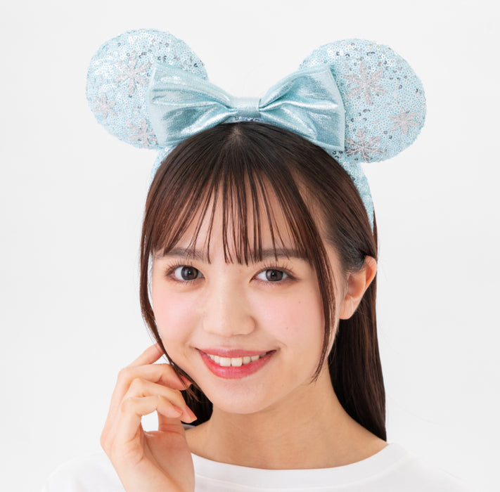 TDR - Fantasy Springs Anna & Elsa Frozen Journey Collection x Elsa Sequin Ear Headband