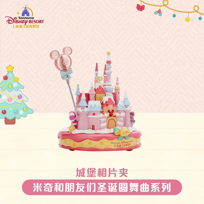 SHDL - 2025 Mickey & Friends Christmas Waltz Dance Collection x Cinderella Castle & Magical Balloon Photo Clip Holder
