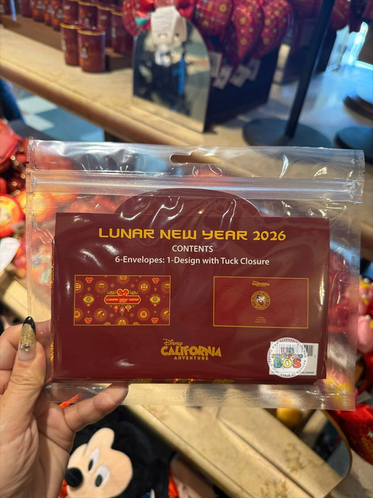 DLR - Lunar New Year 2026 - Red Envelope Set of 6
