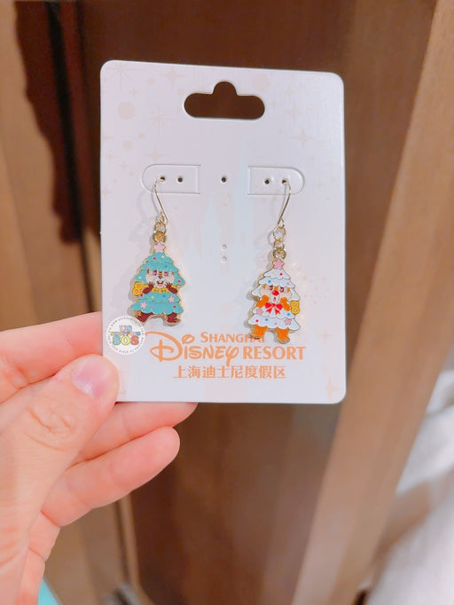 SHDL - 2025 Mickey & Friends Christmas Waltz Dance Collection x Chip & Dale Earrings Set