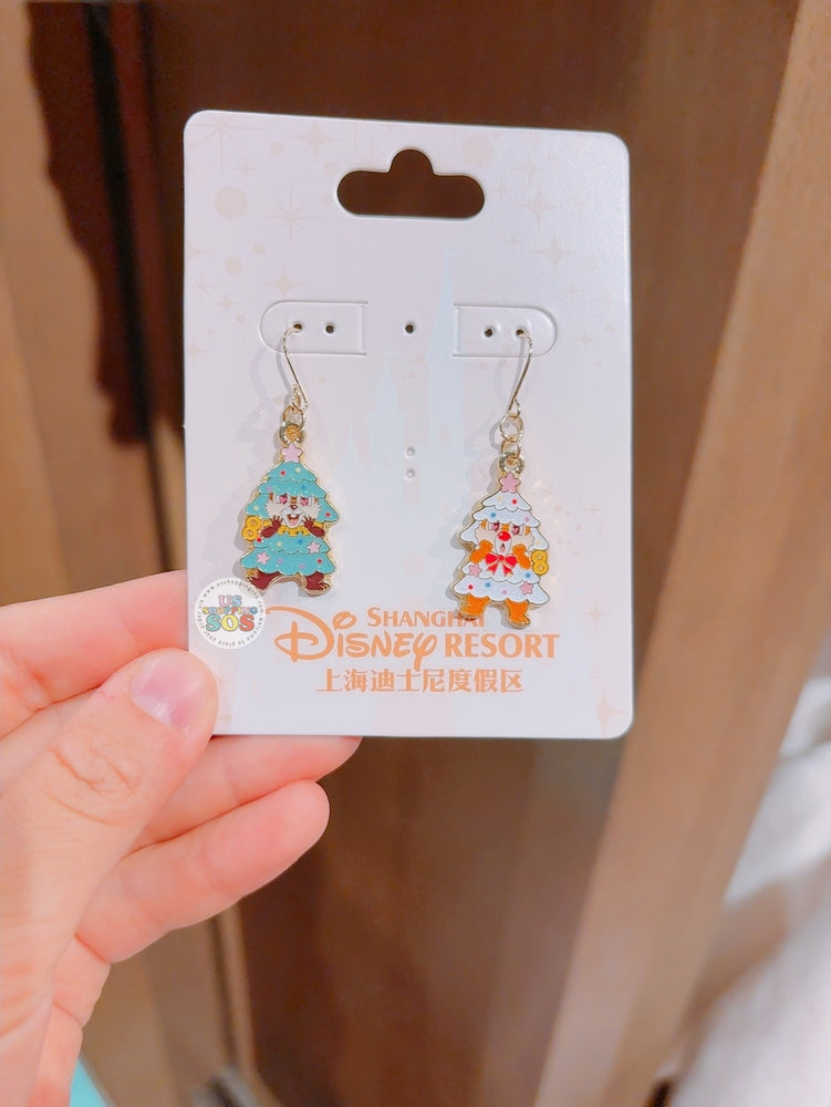 SHDL - 2025 Mickey & Friends Christmas Waltz Dance Collection x Chip & Dale Earrings Set