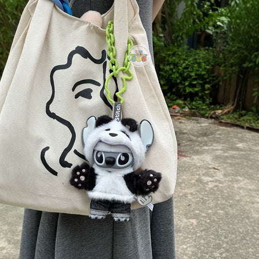 MINISO China - Disney Stitch ‘Panda’ Vinyl Plush Keychain (Limited Edition)