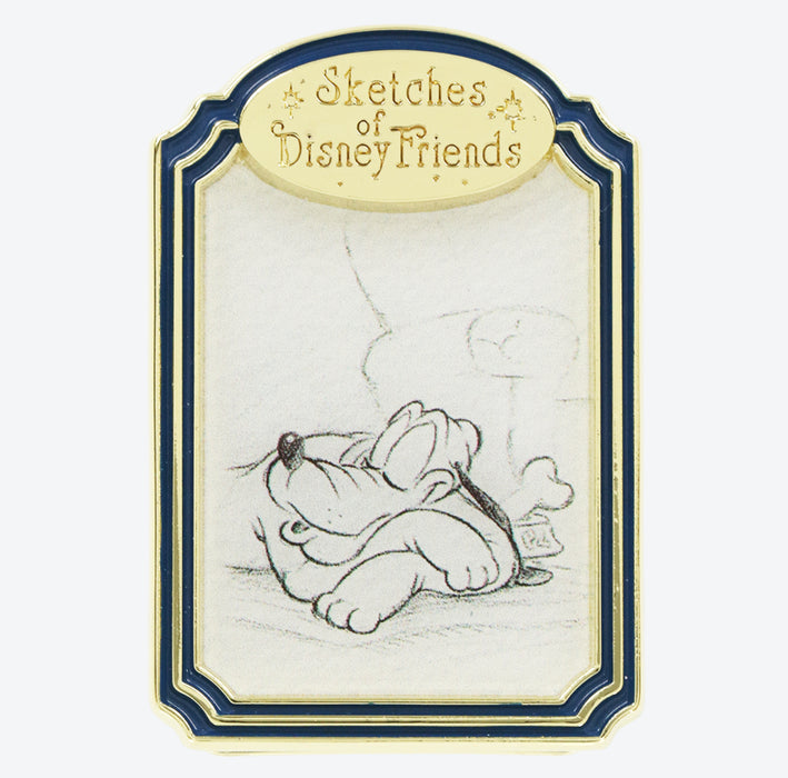 TDR - Sketches of Disney Friends Collection x Pluto Pin