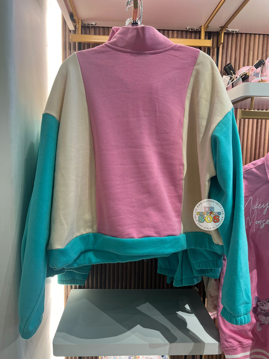 DLR/WDW - Her Universe The Original Mickey Pink/Cream/Teal Pullover (Adult)