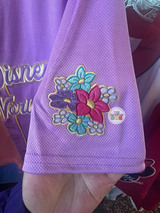 DLR/WDW - Tangled Rapunzel Park Logo Pink Purple Baseball Jersey (Adult)
