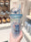 HKDL - Stitch & Angel with 3D Figure Double Wall Cold Cup