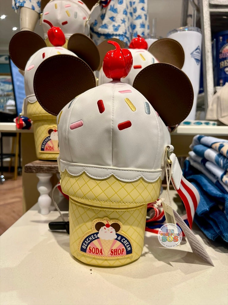 WDW - Disney’s Beach Club Resort 2026 - Loungefly Beach & Cream Soda Shop Crossbody Bag