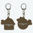 TDR - Tokyo Disney Resort "Park Map Motif" Pastel Color Collection - Mickey & Minnie Mouse Keychains Set of 2 (Release Date: Dec 11, 2025)