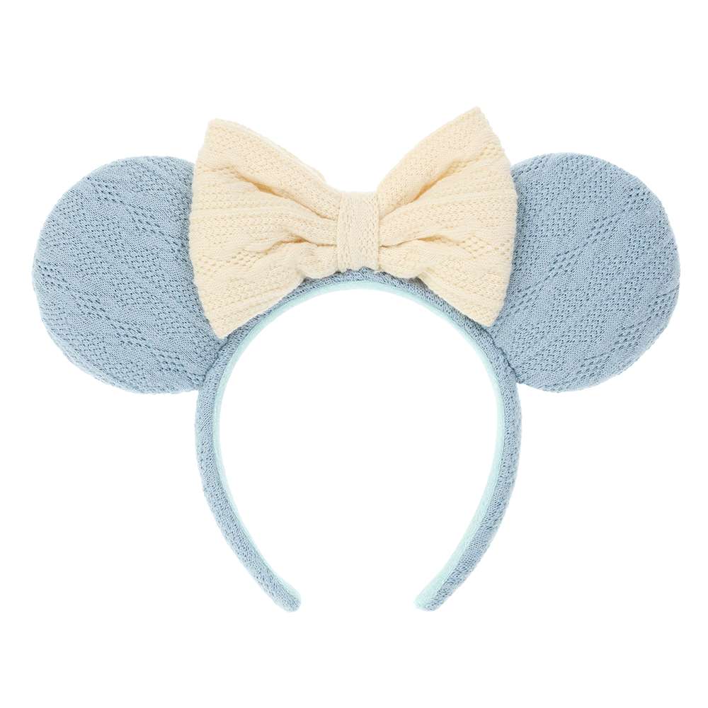 TDR - Minnie Mouse White Color Bow Knit Ear Headband (Release Date: Nov 20, 2025)