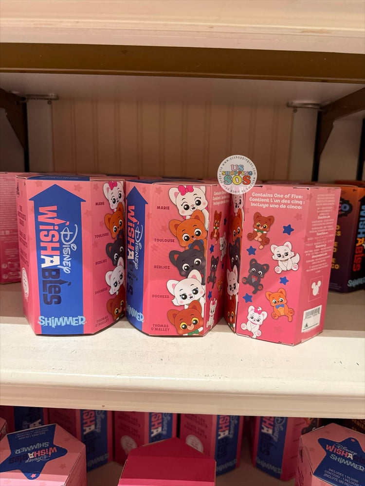 DLR/WDW - Wishables Shimmer The Aristocats Mystery Plush Toy Series