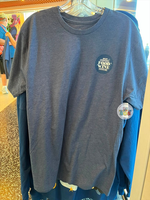 WDW - Epcot Food & Wine Festival 2026 - Mickey & Friends Heather Blue Tee (Adult)