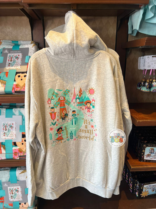 DLR/WDW - It’s a Small World - Grey Hoodie Jacket (Adult)