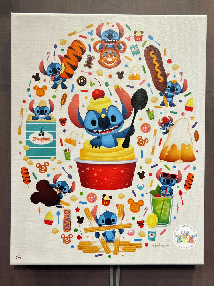 DLR - Disney Art - “Little Stitch, Big Appetite” by Jerrod Maruyama