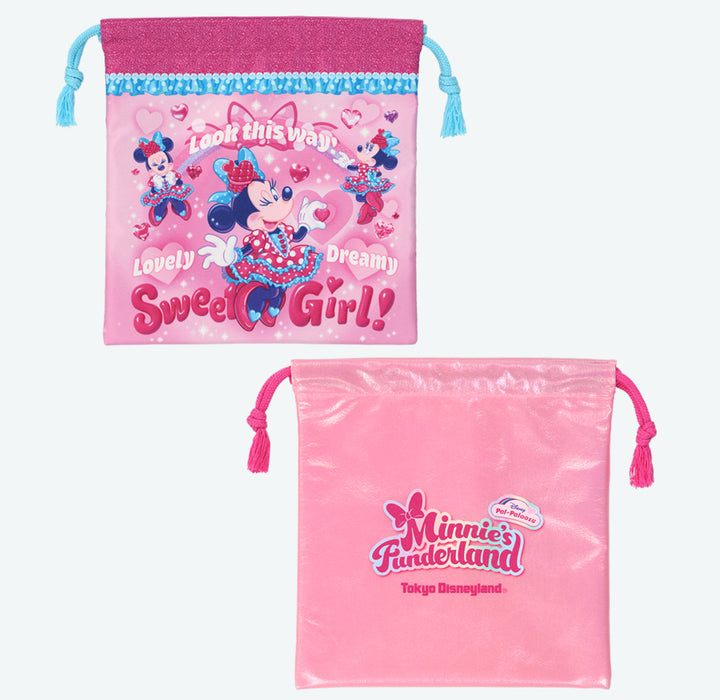 TDR - Minnie Mouse Funderland 2026 Collection x Drawstring Bags Set of 2 (Release Date: Jan 13, 2026)