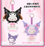 TOPTOY- Sanrio Characters Kuromi Party Plush Keychain Mystery Blind Box (Release Date: Oct 31, 2025)