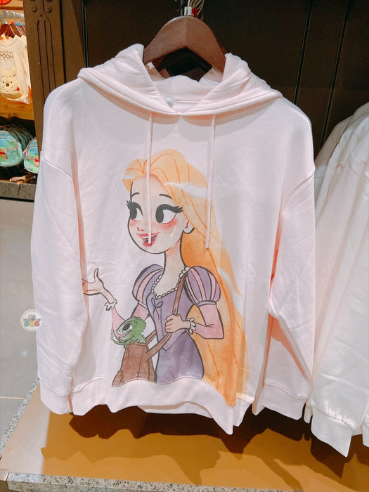 SHDL - Disney Princess Rapunzel & Pascal Hoodie Pullover for Adults