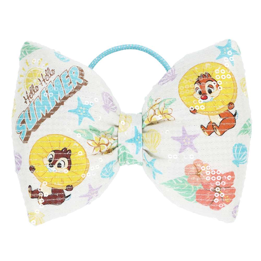 TDR - 2026 Mickey & Friends "Hello Hello Summer!!" Collection x Chip & Dale Ribbon Hair Tie (Release Date: Jun 11, 2026)