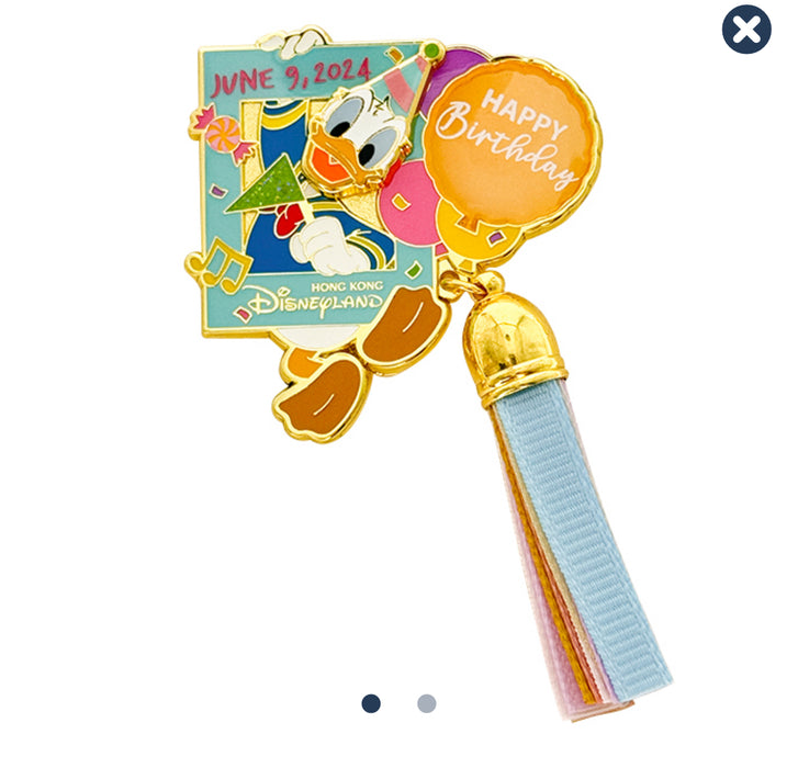 HKDL - Donald Duck Birthday Limited Edition 500 Pin