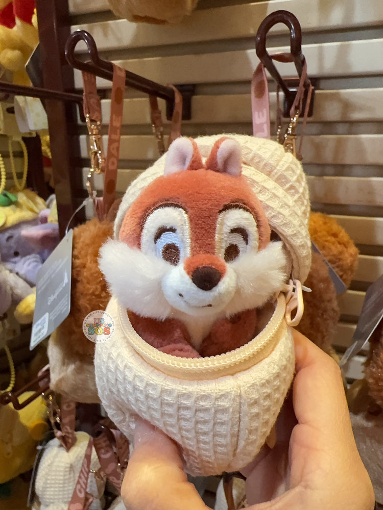 HKDL - Chip in a Peanut Plush Keychain