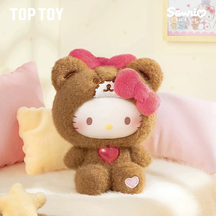 TOPTOY - Hello Kitty Teddy Pajamas Series Vinyl Plush Keychain Blind Box (Release Date: Sept 26, 2025)