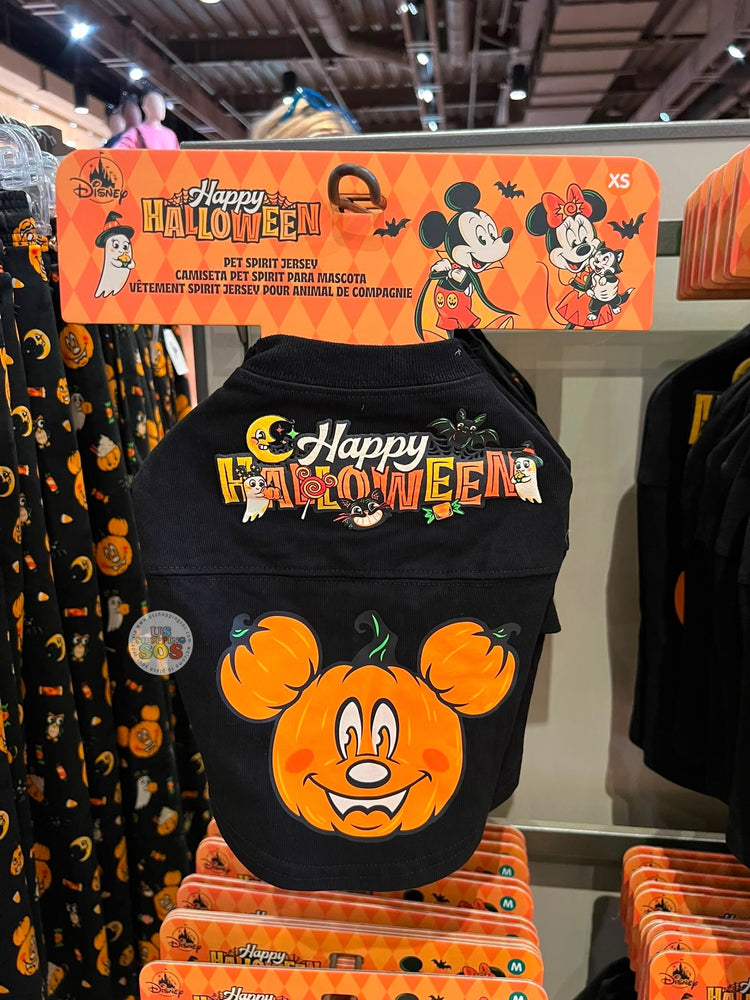 DLR/WDW - Halloween 2026 Mickey Mouse & Family Collection x Mickey jack-o’-lantern Pet Spirit Jersey
