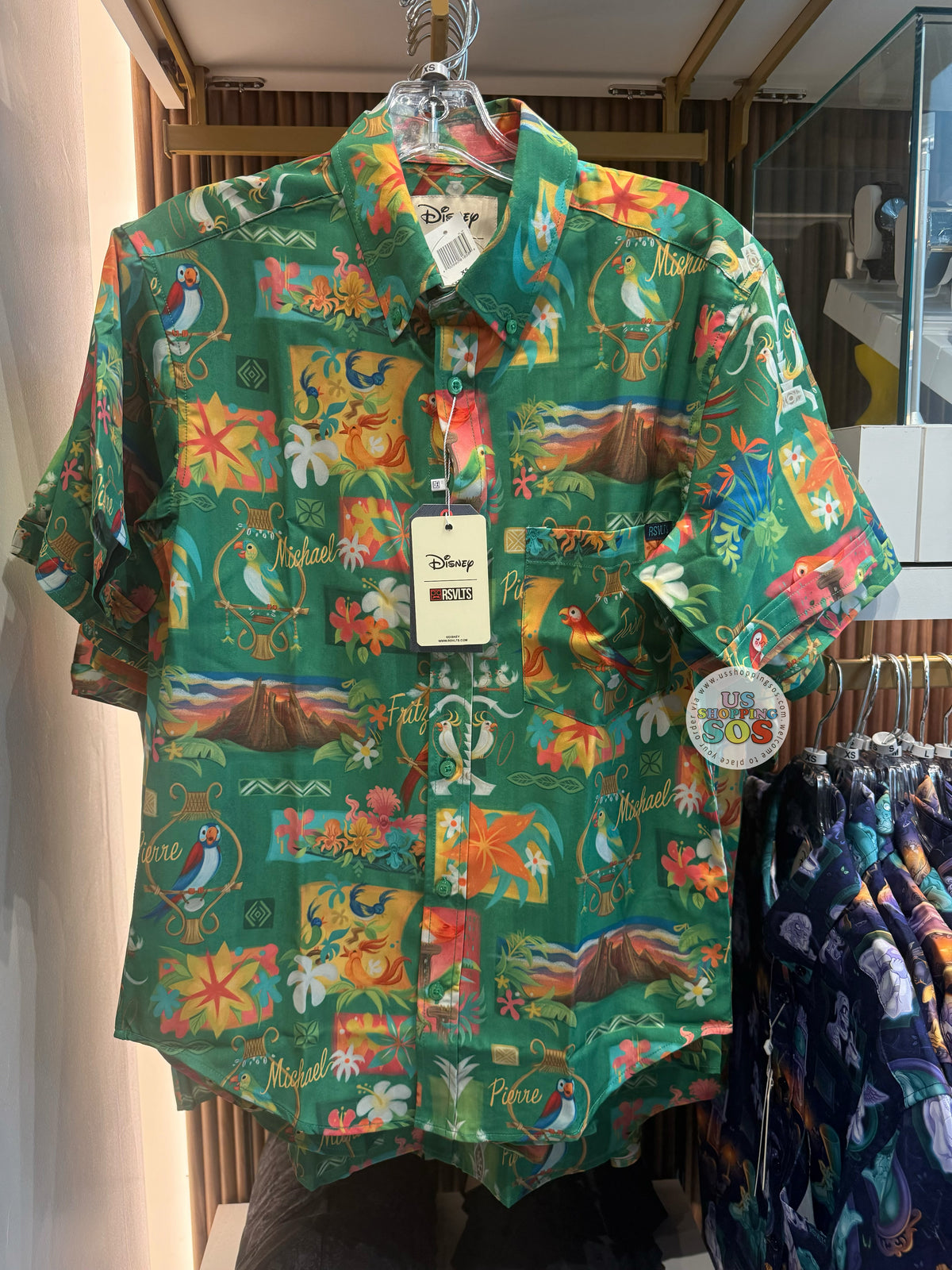 DLR/WDW - RSVLTS Enchanted Tiki Room Button-Up Shirt (Adult