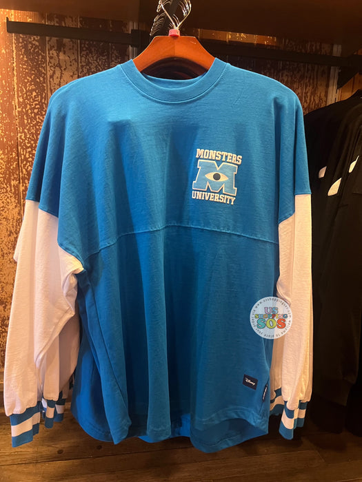 DLR/WDW - Monsters, Inc. - Spirit Jersey "Monsters University" Blue & White Pullover (Adult)