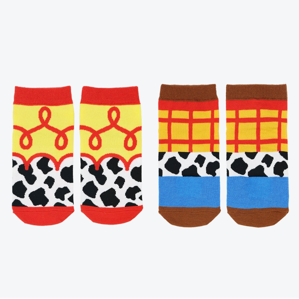 TDR - 2026 Toy Story 5 Collection x Woody & Jessie Socks Set of 2 Size 16 to 18 cm (Release Date: Jul 1, 2026)