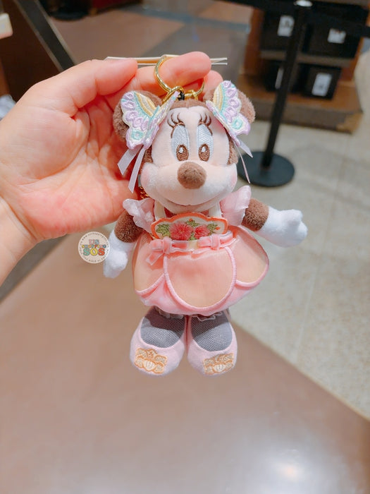 SHDL - Mickey and Friends Garden Stroll Collection x Minnie Mouse Plush Keychain