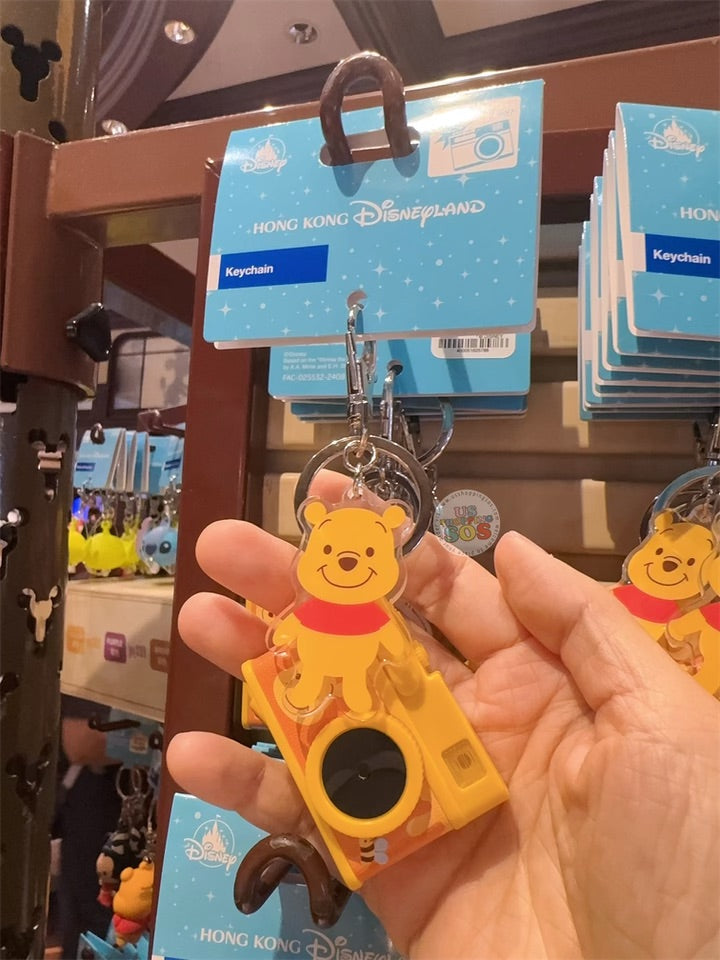 HKDL - Winnie the Pooh "Sound & Light-up Camera" Keychain