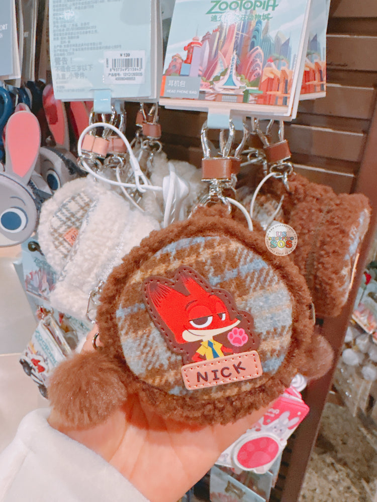 SHDL - Zootopia x Nick Wilde Checkered Head Phone Bag