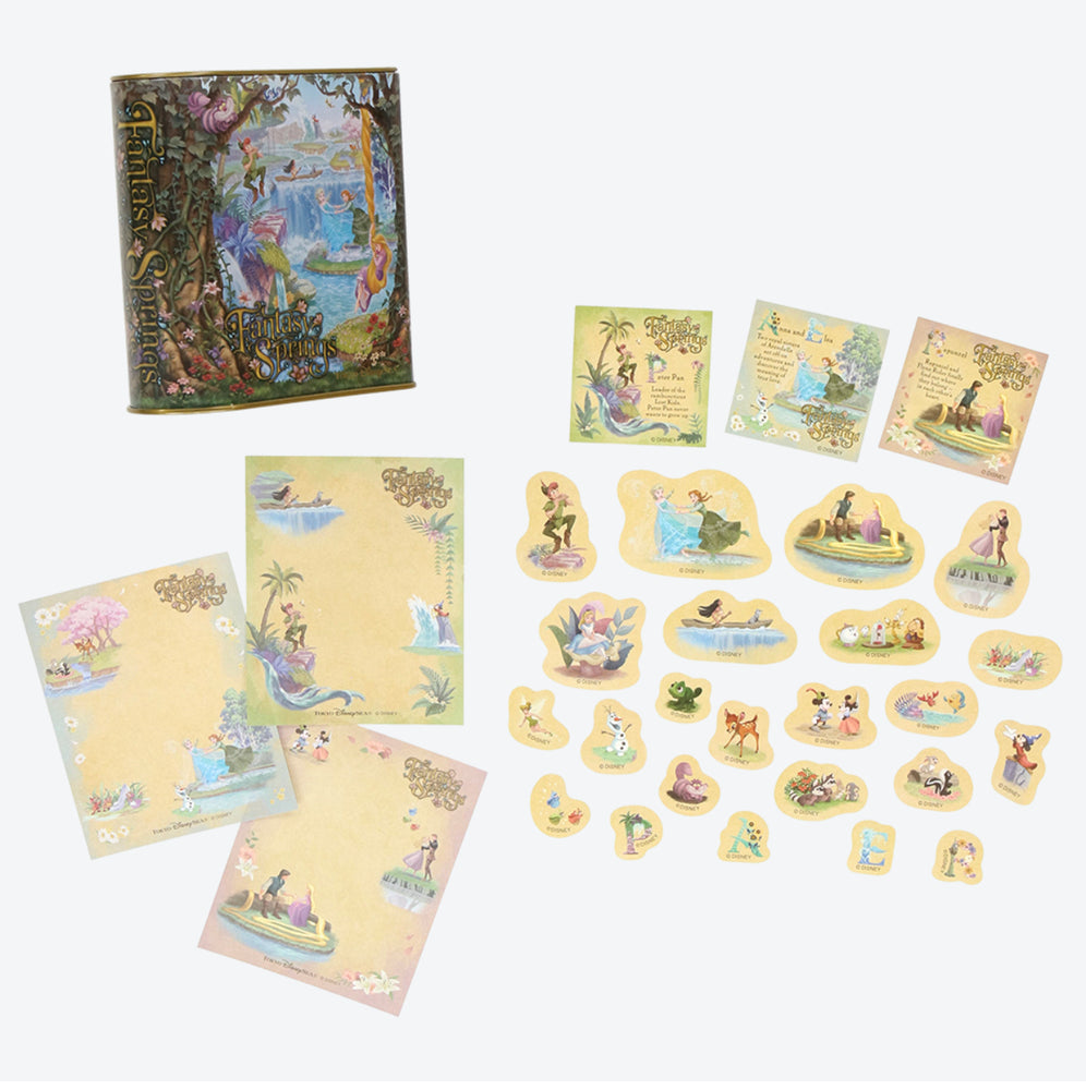 TDR - Fantasy Springs Theme Collection x Stickers & Notes Can Box Set