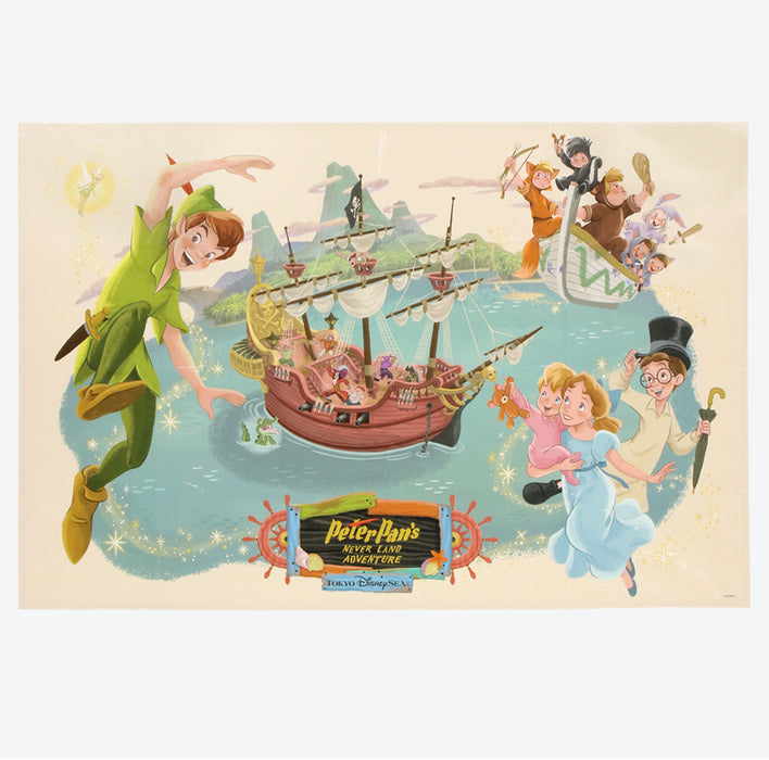 TDR - Fantasy Springs "Peter Pan Never Land Adventure" Collection x Picnic Sheet & Bag Set