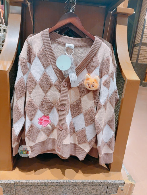 SHDL - Zootopia Nick Wilde "Checkered Pattern" Cardigan for Adults