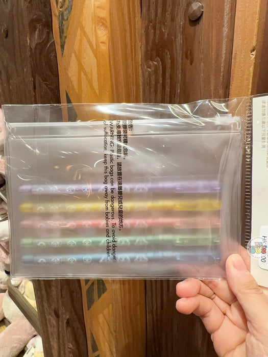 HKDL - Duffy & Friends Pen Set with Plastic Case