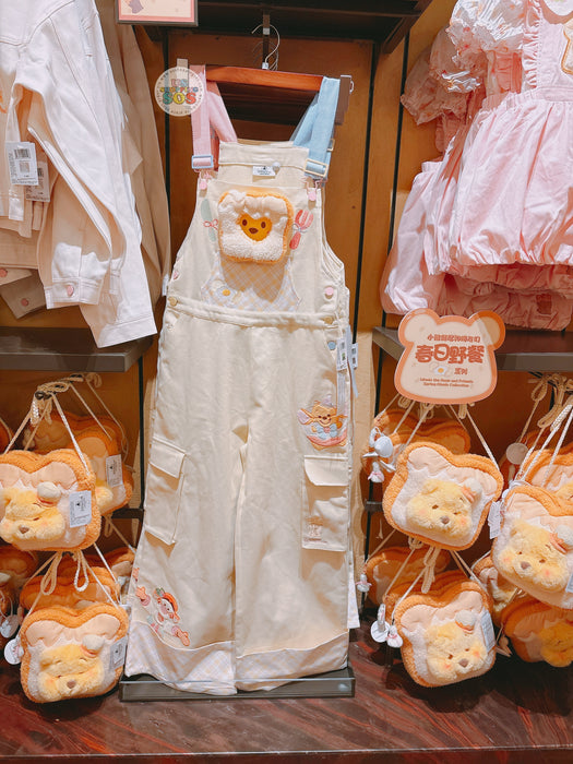 SHDL - 2026 Winnie the Pooh & Friends Spring Picnic Collection x Winnie the Pooh Overall Pants for Adults