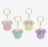 TDR - Fluffy Minnie Mouse Head Keychain/Keycharm Set of 4
