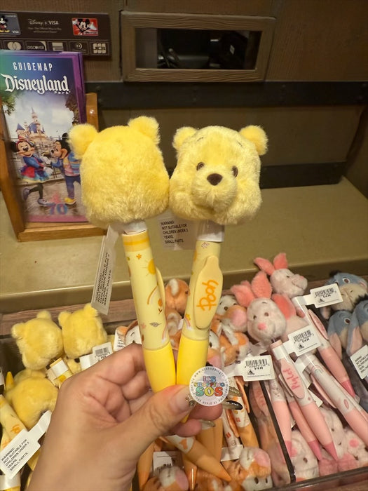 DLR/WDW - Winnie the Pooh - Pooh Face Icon Plush Pen