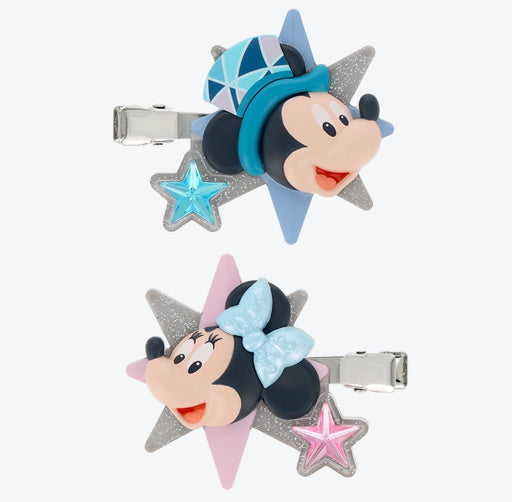 TDR - Tokyo DisneySea 25th Anniversary "Sparkling Jubilee" x Mickey & Minnie Hair Clip Set of 2 (Release Date: Apr 8, 2026)