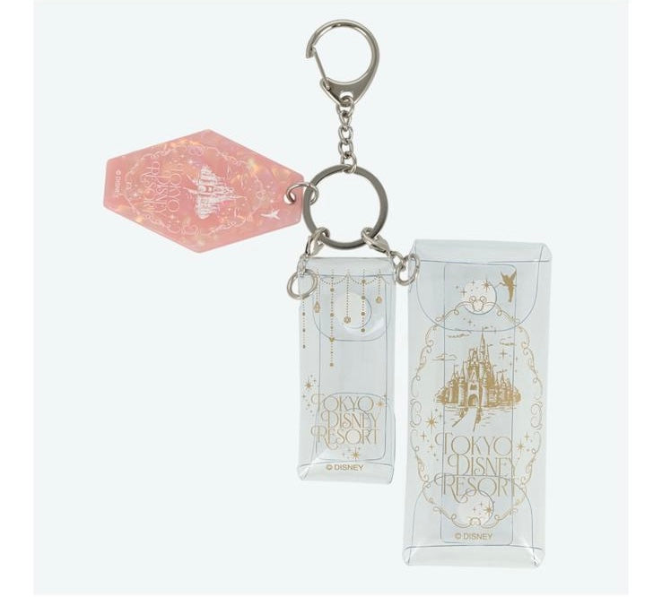 TDR - Tokyo Disney Resort Cinderella Castle & TinkerBell Sprinkling Pixie x Hand Cream, Lipstick Keychain (Release Date: Jun 5, 2025)