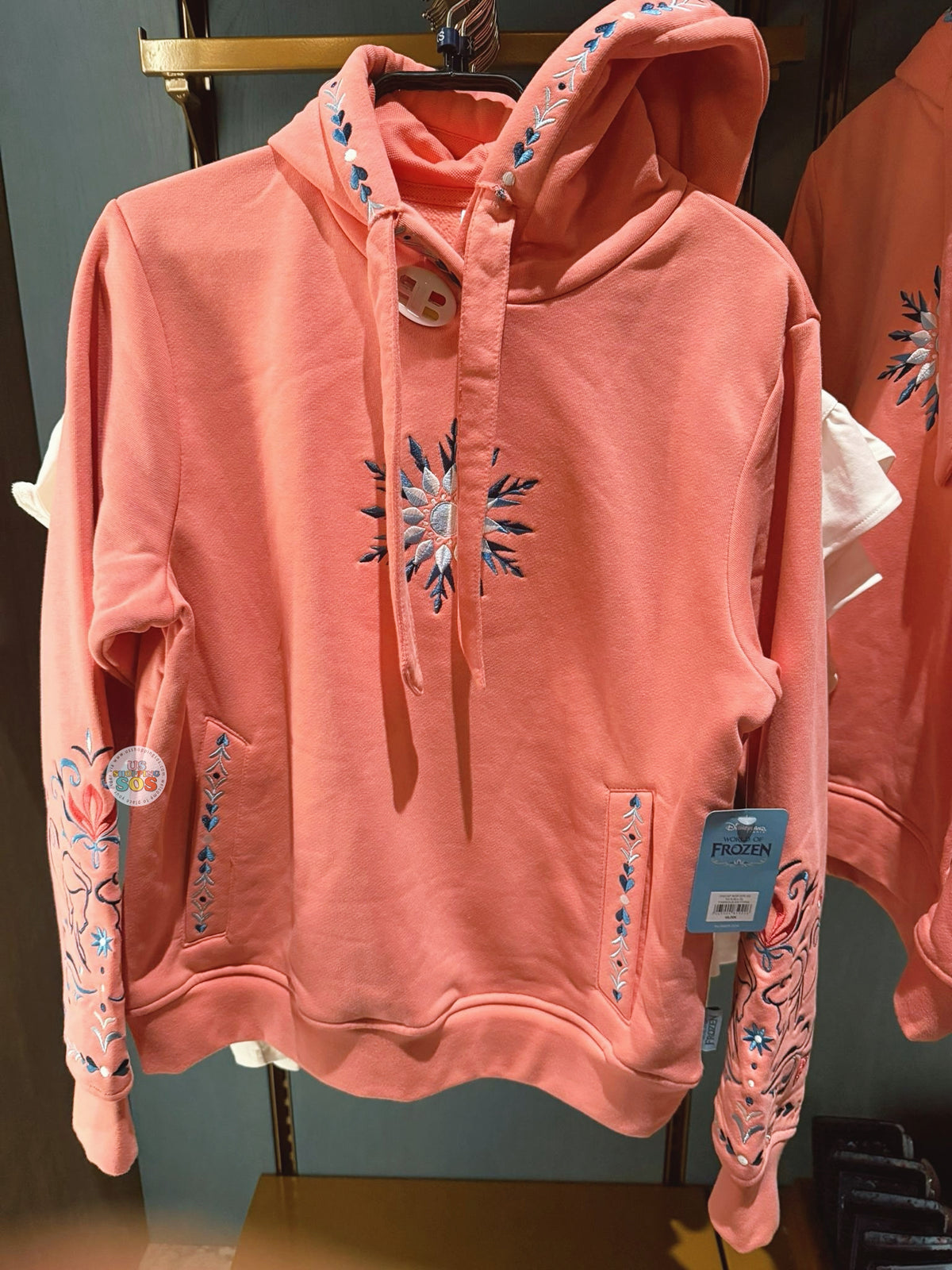 DLP - 2026 World of Frozen x Arendelle Pattern Pullover Hoodie for
