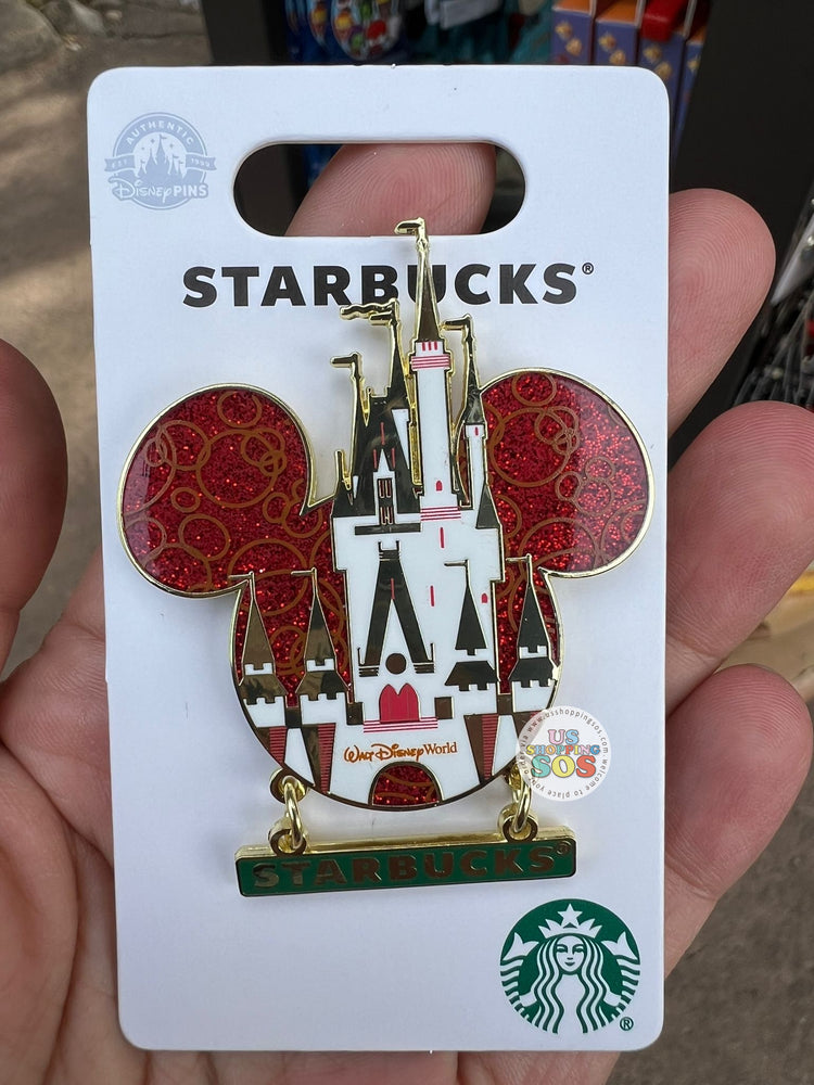 WDW - Starbucks Walt Disney World Mickey Icon Castle Pin